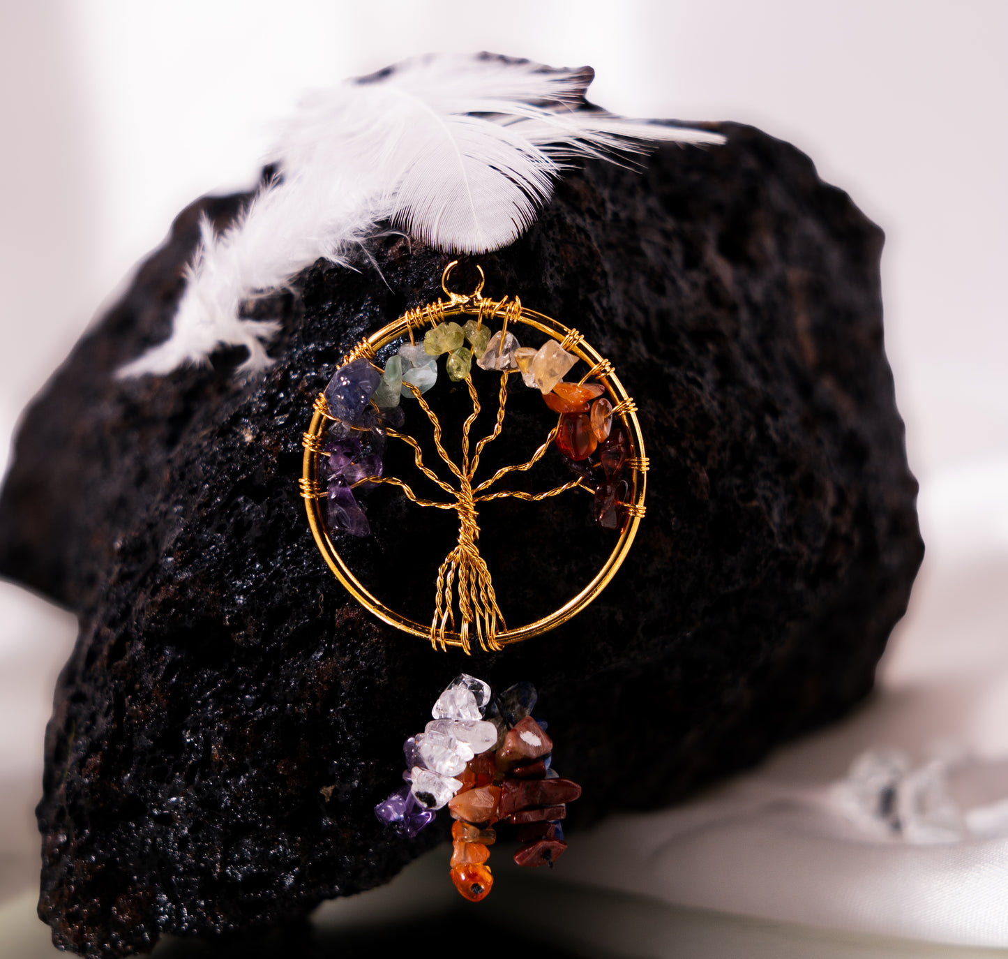 Home & Travel Gift Combo (Crystal Tree & Car Hanging)