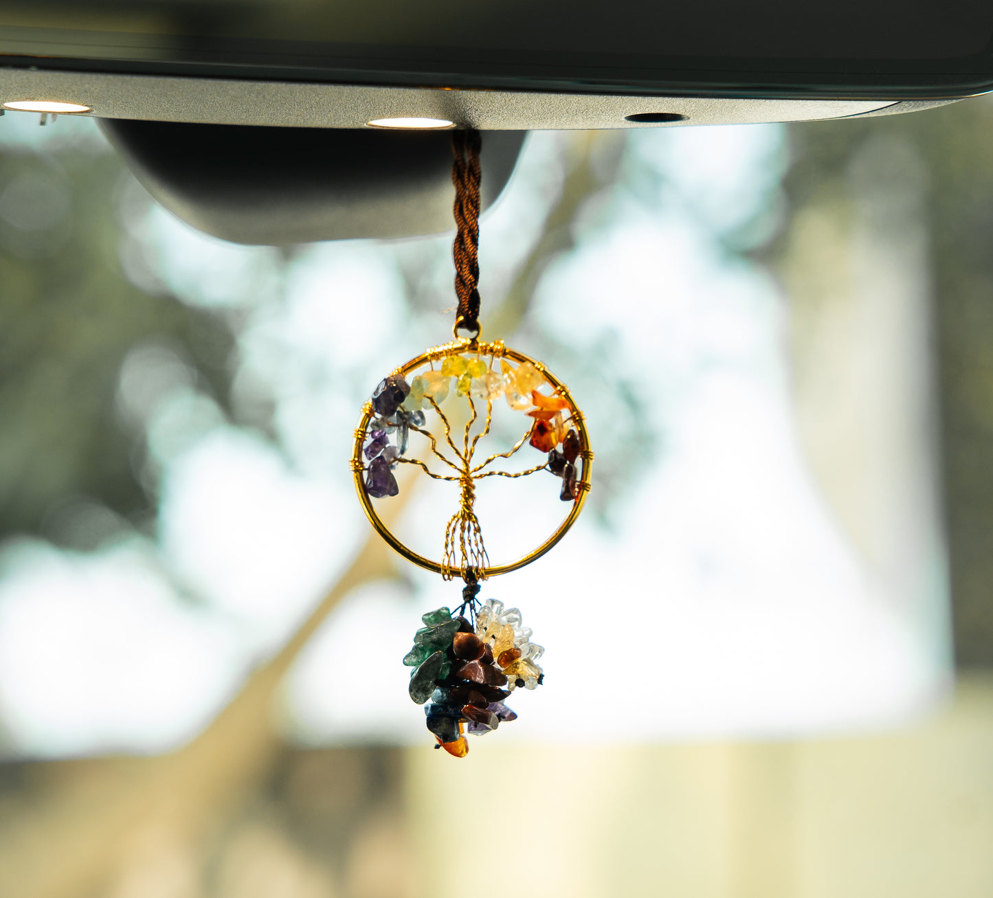 Seven Chakra Car Protection Hanging