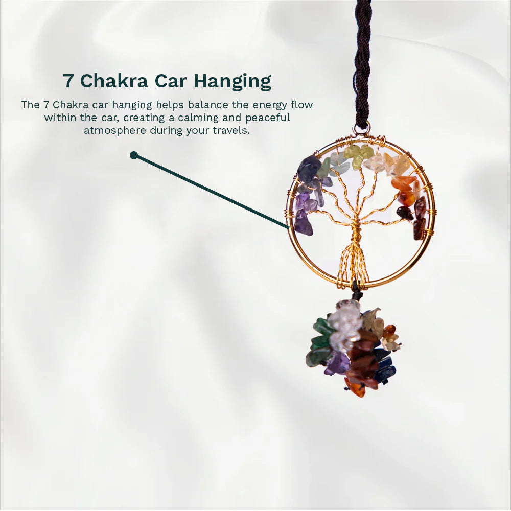 Seven Chakra Car Protection Hanging
